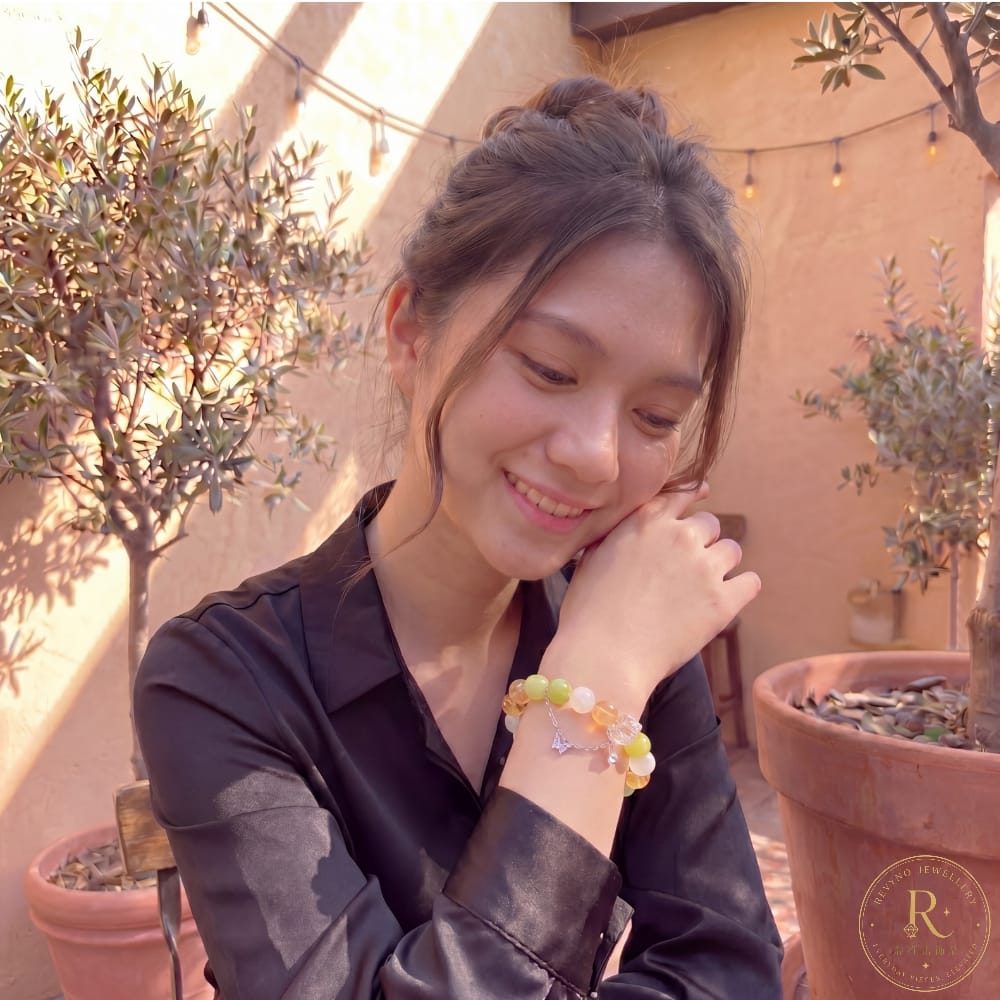 Sunny Pomelo Crystal Bracelet