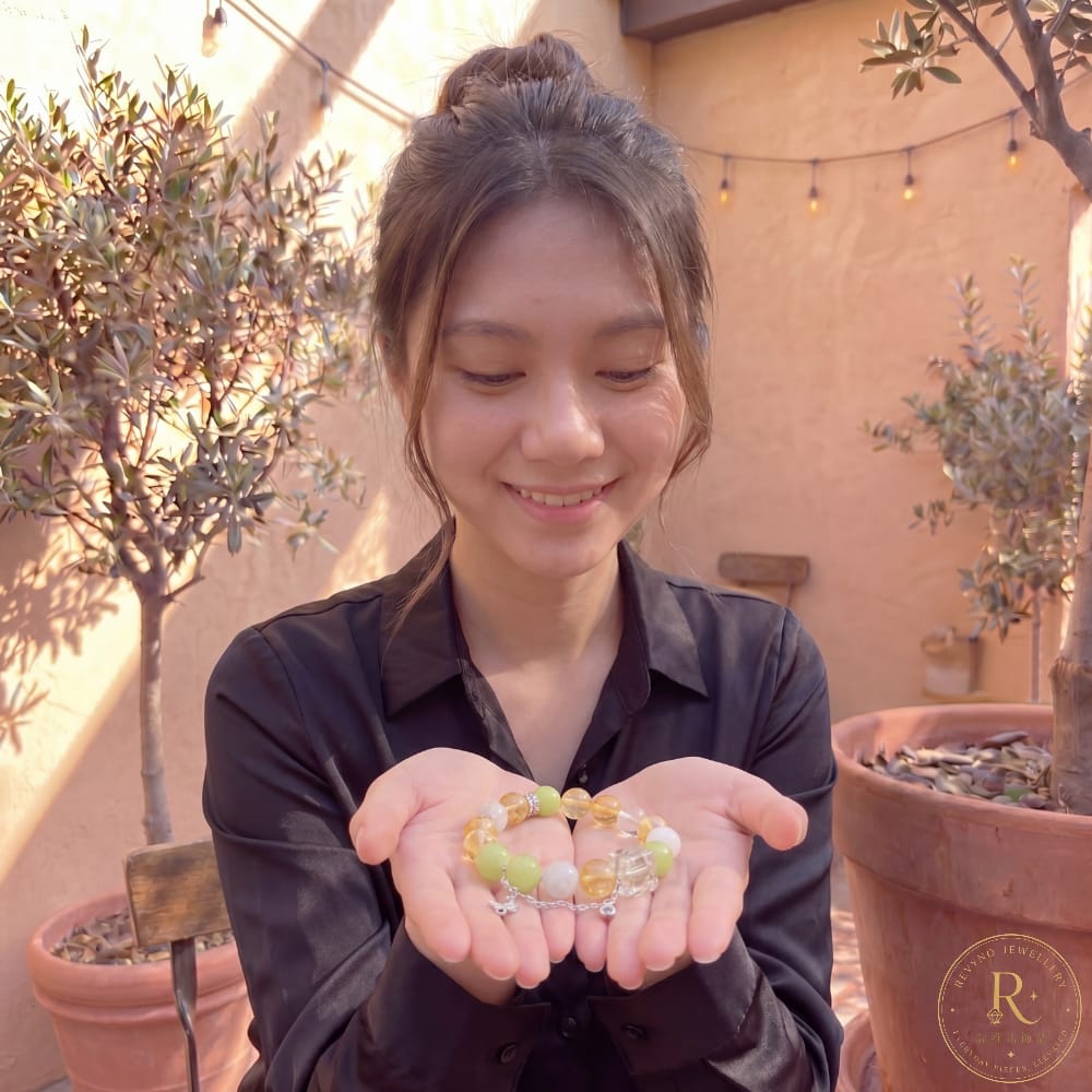 Sunny Pomelo Crystal Bracelet