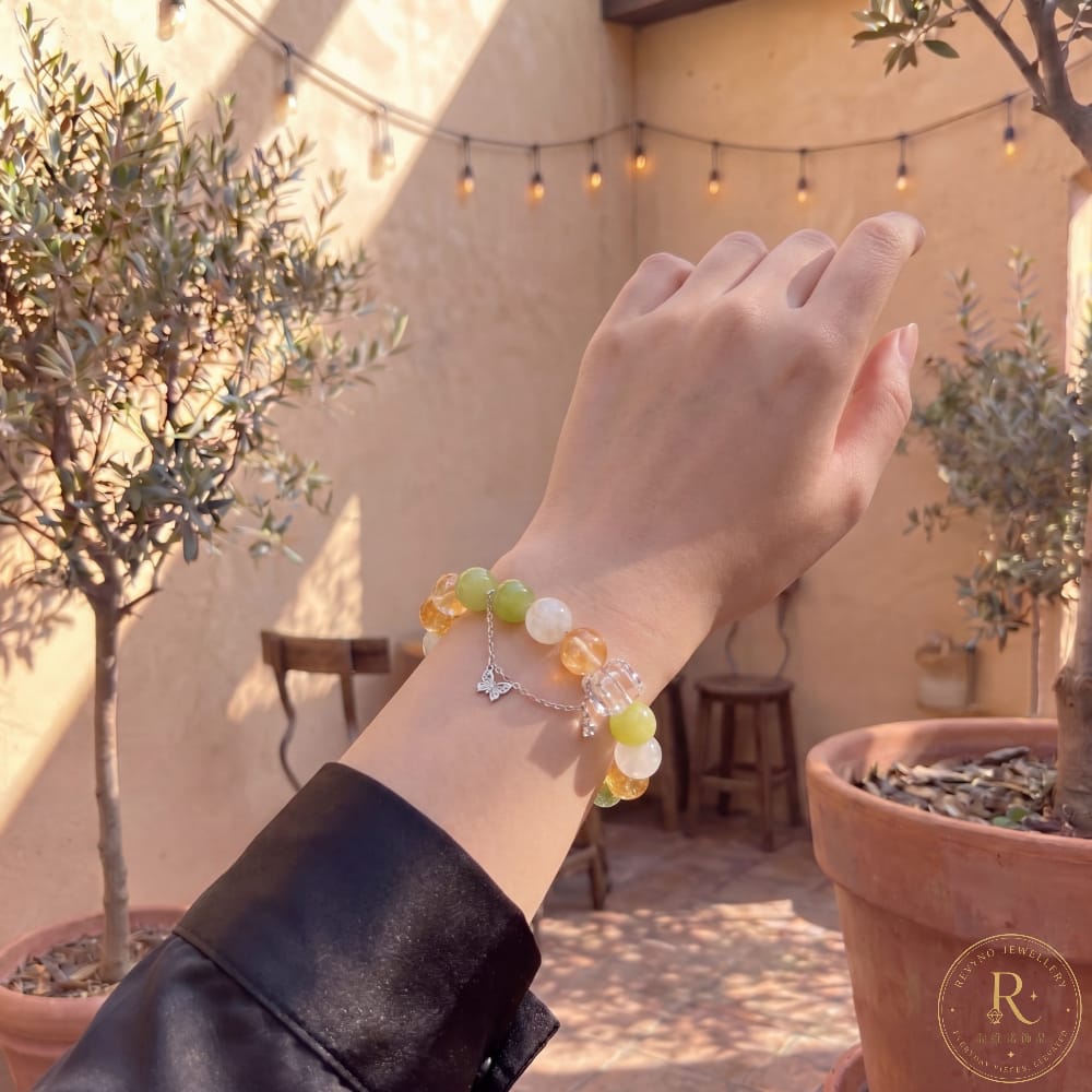 Sunny Pomelo Crystal Bracelet