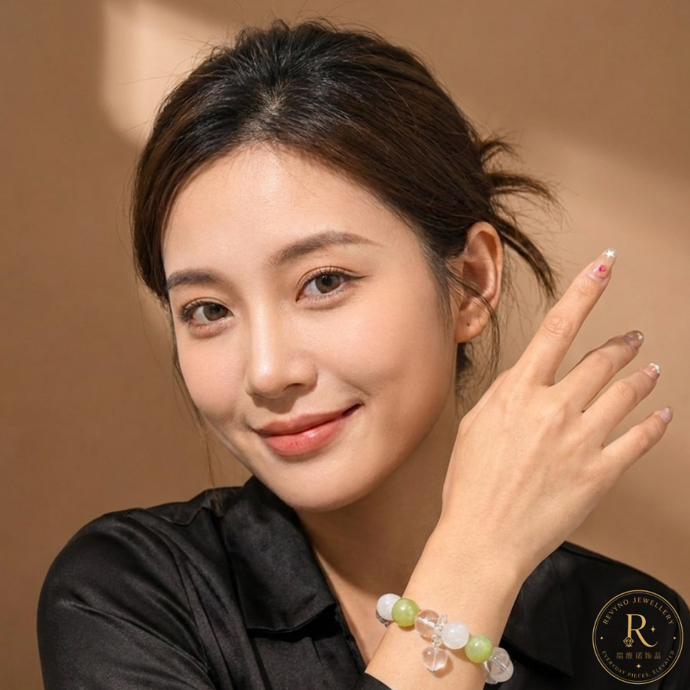Green Isle Serenity Crystal Bracelet