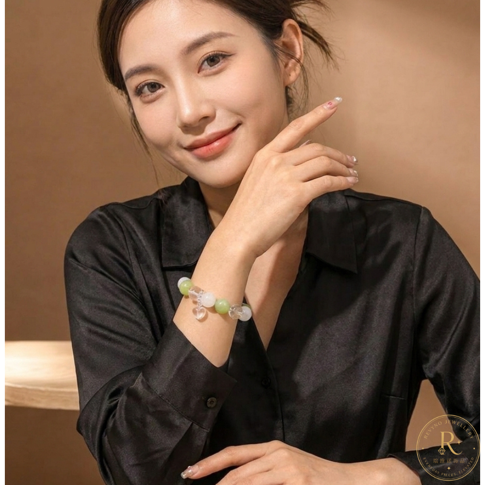 Green Isle Serenity Crystal Bracelet